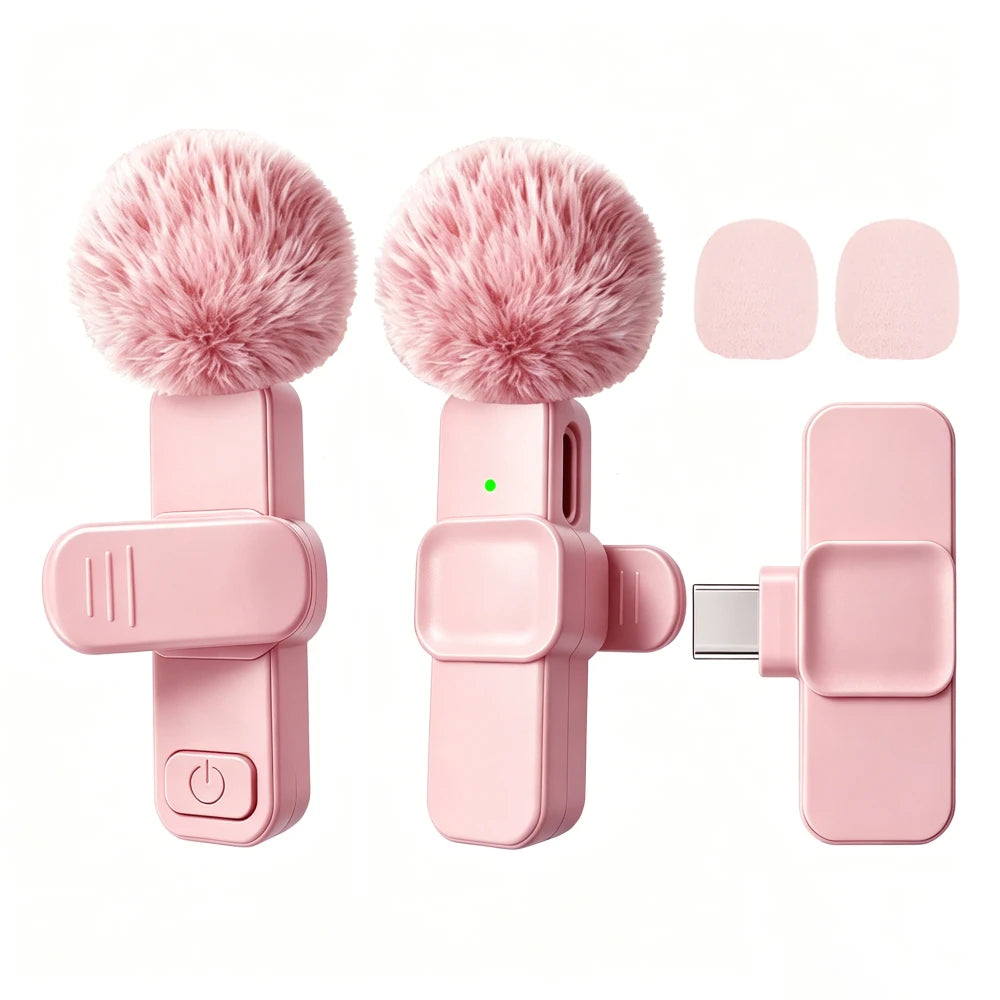 Wireless Lavalier Microphones for IPhone, Android, IPad
