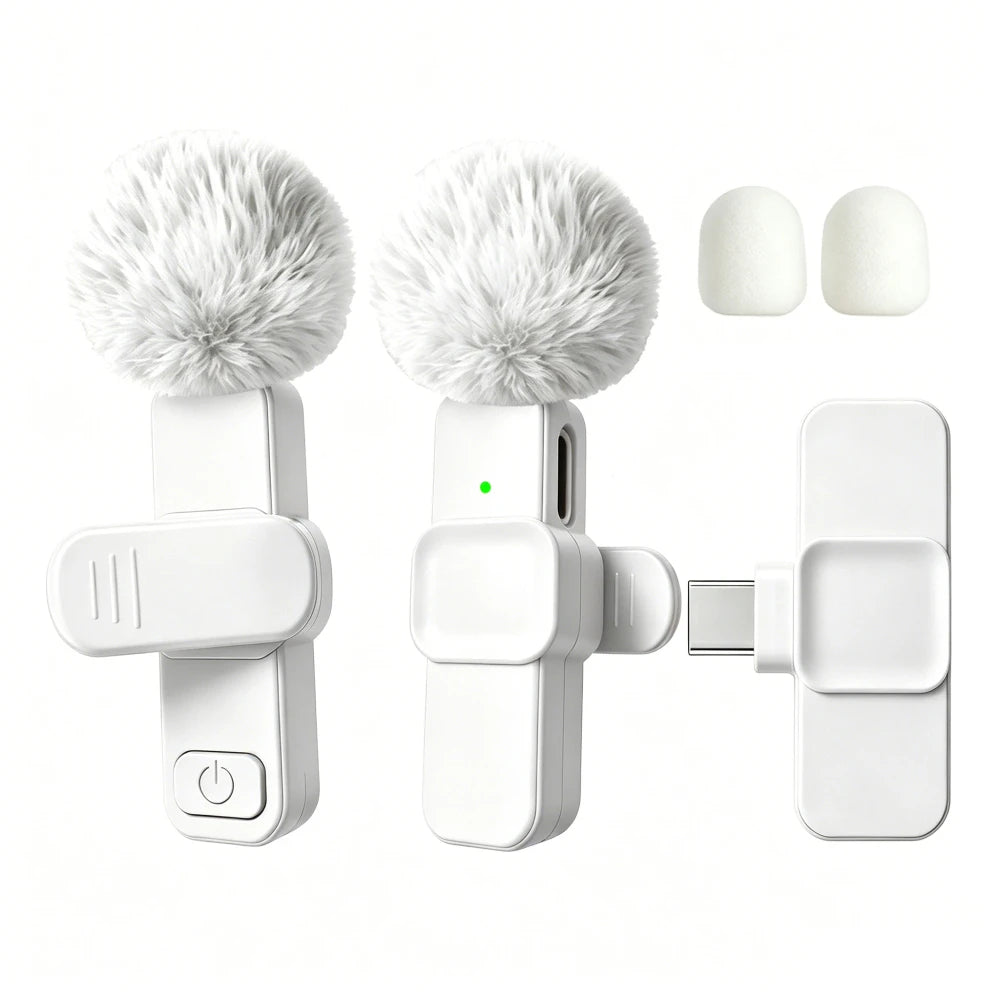 Wireless Lavalier Microphones for IPhone, Android, IPad