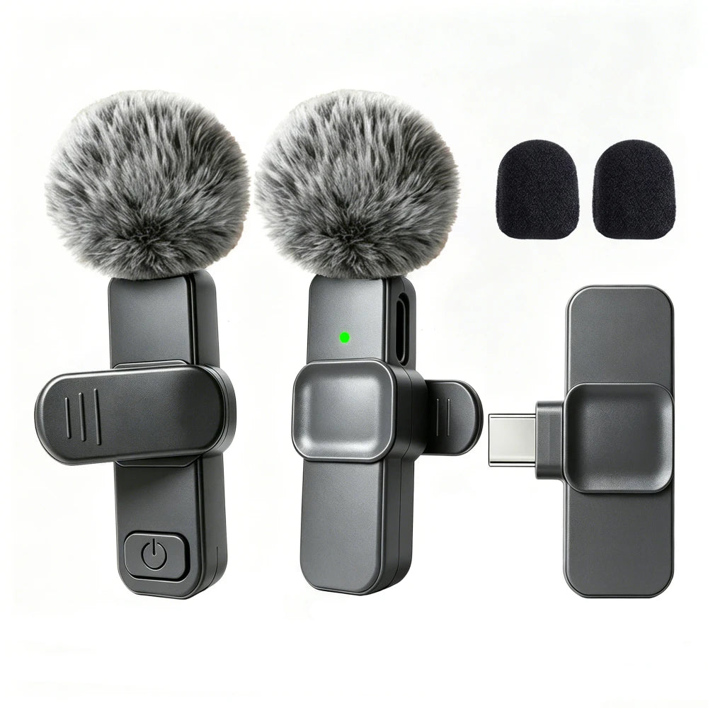 Wireless Lavalier Microphones for IPhone, Android, IPad