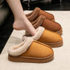 Designer Fashion Women Fluffy Slippers for Winter Indoor Thick Anti-Slip Sole and Warm Unisex Slippers